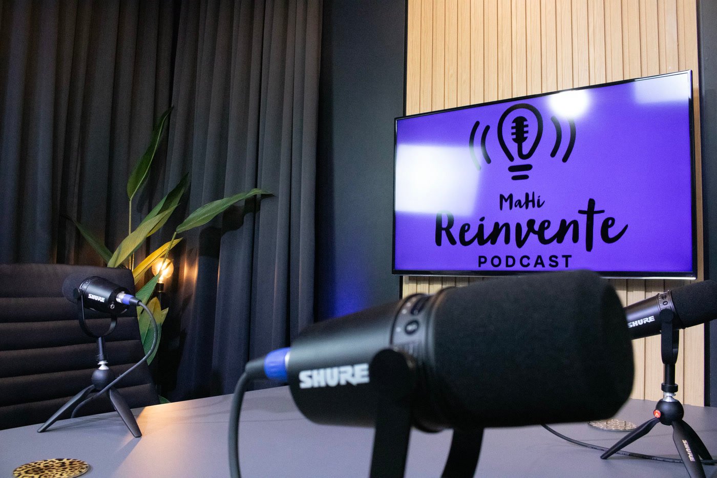 Estúdio de podcast Reinvente 2